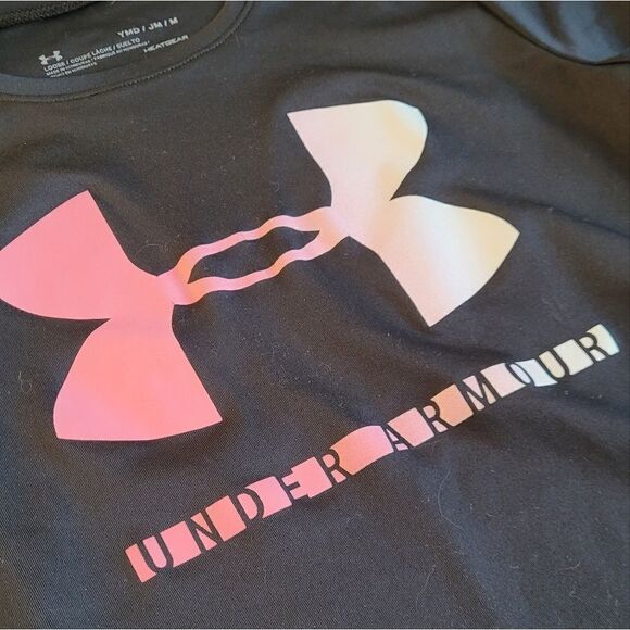 Under Armour Girls Heatgear Loose Fit Athletic Top Youth Medium - Picture 3 of 4